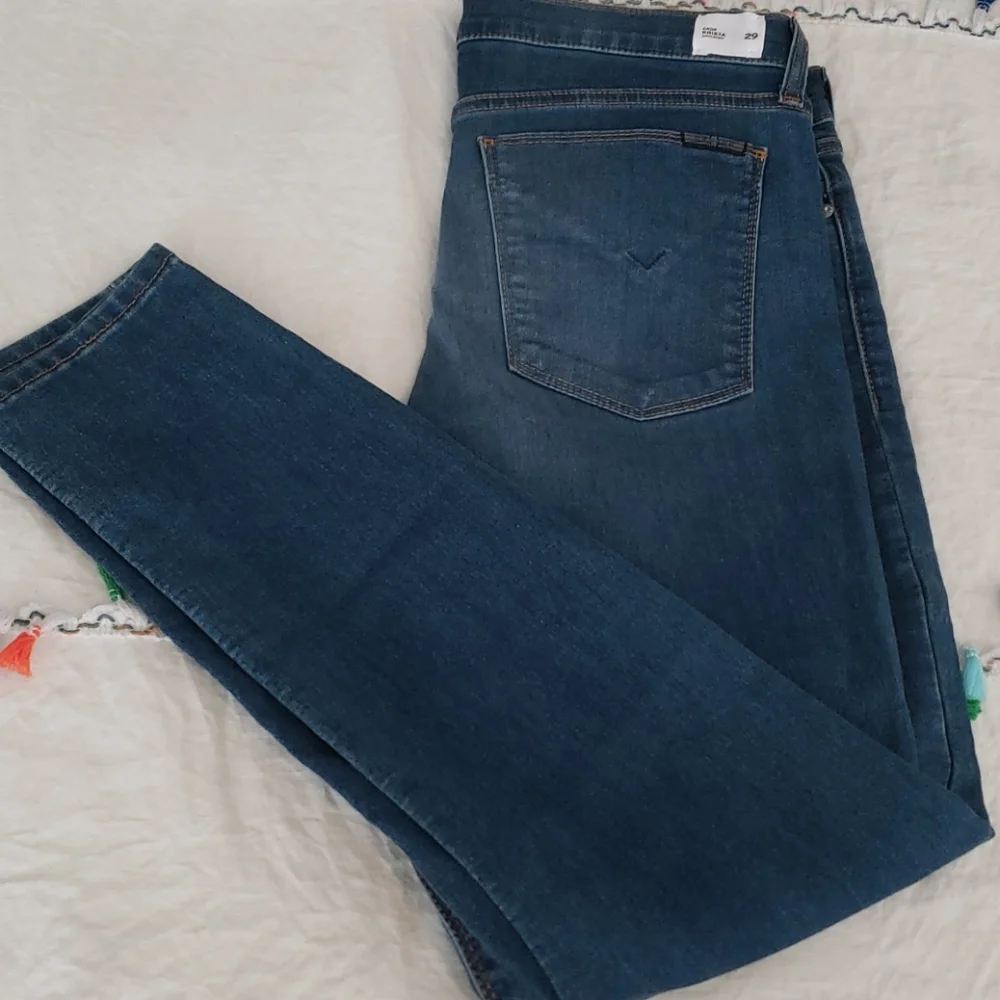 Hudson Crop Krista Super Skinny Jeans